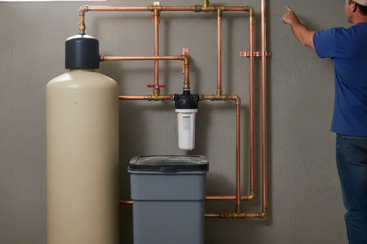 Whole-house water treatment system installed in Huntingtown